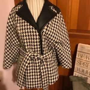 Calvin Klein Cape style Coat ~